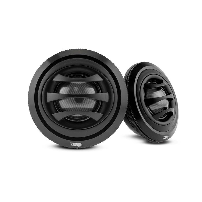 DS18 2.5" Dome Neodymium Tweeter with Aluminum Body 50 Watts 1" Silk 4-Ohm Vc SKU: TW2.5