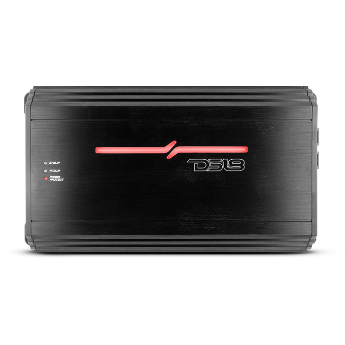 DS18 ZR 4-Channel Class D Amplifier 4 x 400 Watts Rms @ 4-ohm SKU: ZR1600.4D