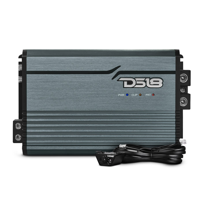 DS18 FRP Compact Full-Range Class D 1-Channel Amplifier 2,500 Watts Rms @ 1-ohm Titanium SKU: FRP-2.5K/TI