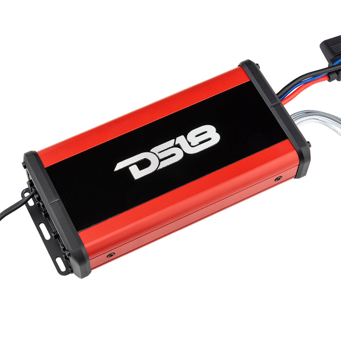 DS18 NXL 2-Channel Full-Range Class D IP67 Marine and Powersports NANO Amplifier 2 x 100 Watts Rms @ 4-Ohm 900 Watts Peak SKU: NXL-N2