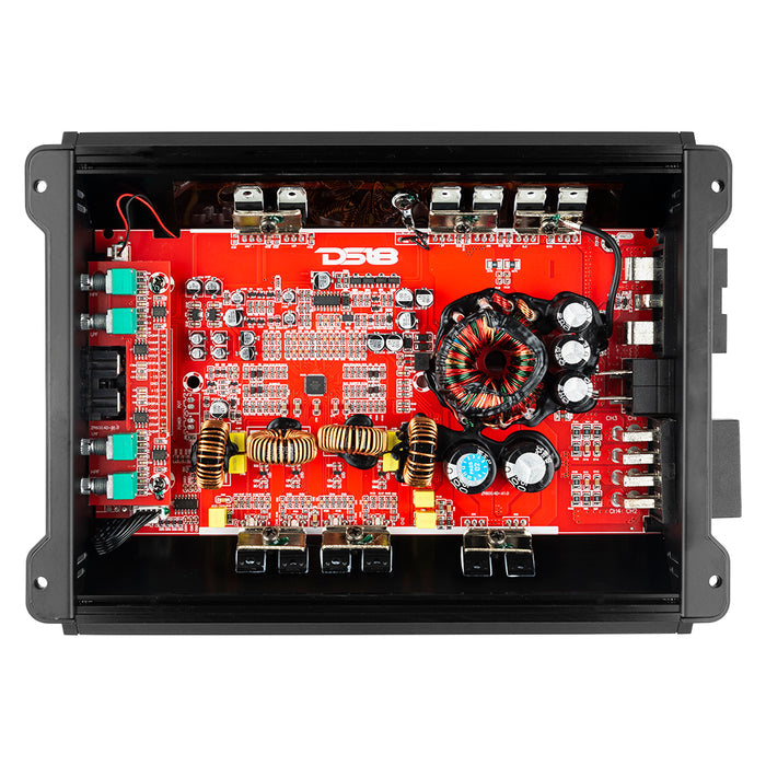 DS18 ZR 4-Channel Class D Amplifier 4 x 150 Watts Rms @ 4-ohm SKU: ZR600.4D