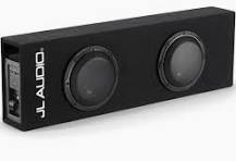 JL Audio MicroSub+™ W3v3 Enclosed Car Subwoofer Dual 8" W3v3 Subwoofer and Built - View 1