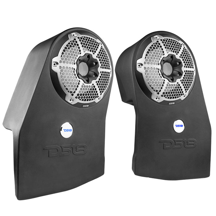 DS18 Jeep JL/JLU 10" Wheel Well Seald Subwoofer Enclosure Left and Right Side SKU: JL-SUB10/LR