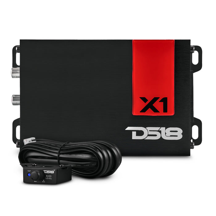 DS18 X 1-Channel Ultra Compact Class D Amplifier 300 Watts Rms @ 1-Ohm SKU: X1