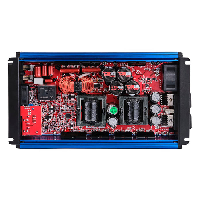 DS18 FRP Compact Full-Range Class D 1-Channel Amplifier 3,500 Watts Rms @ 1-Ohm Blue SKU: FRP-3.5K/BL