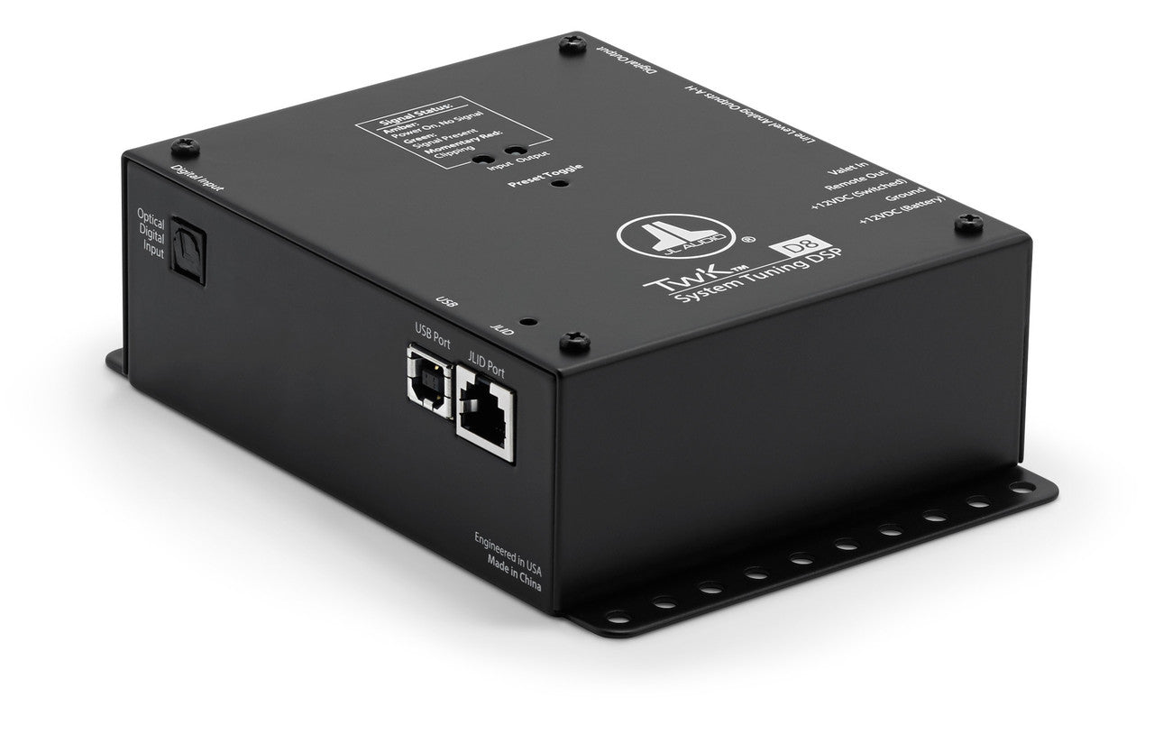 JL Audio® TwK® System-tuning DSP Processor with 1 Digital Input and 8-output Cha - View 1
