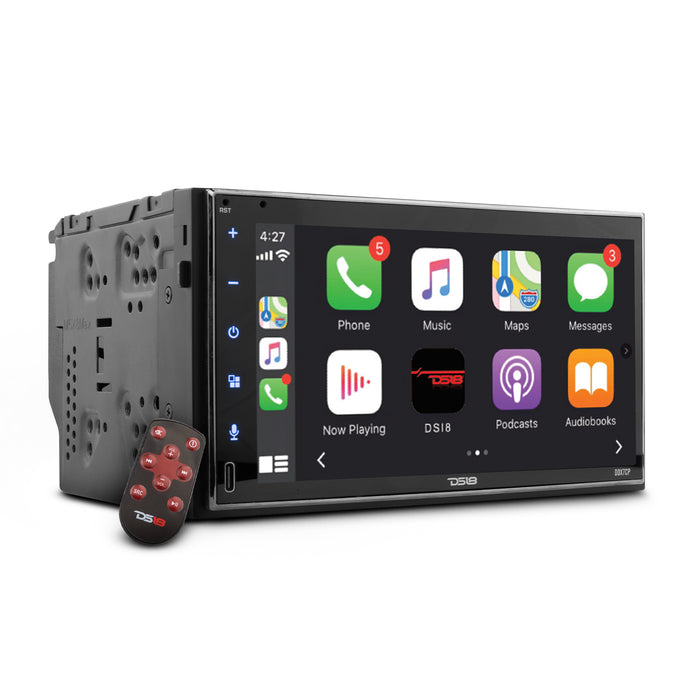 DS18 7" Touchscreen Mechless Double-DIN Headunit with Bluetooth, USB, Mirror Link And Car play SKU: DDX7CP