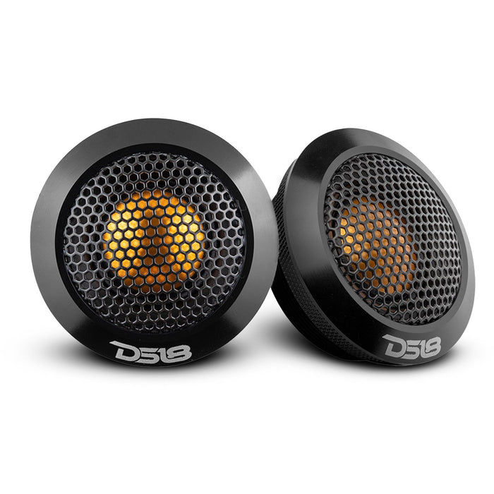 DS18 2.2" Dome Neodymium Tweeter with Aluminum Body 30 Watts 1" Titanium 4-Ohm Vc SKU: DTX