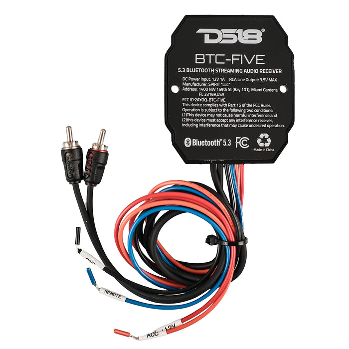 DS18 Universal Wireless Bluetooth 5.3 Audio Receiver SKU: BTC-FIVE