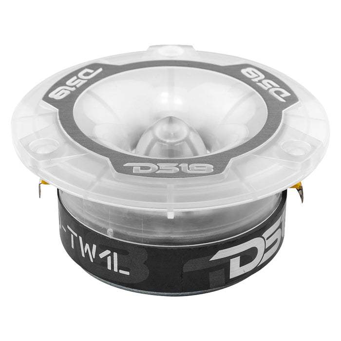DS18 3.8" Super Bullet Tweeter with 1" Aluminum Voice Coil with RGB LED Lights SKU: PRO-TW1L