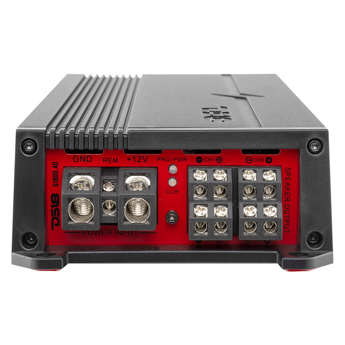 DS18 GEN-X Full-Range Class D 4-Channel Amplifier 4 x 150 Watts Rms @ 4-ohm SKU: G1800.4D