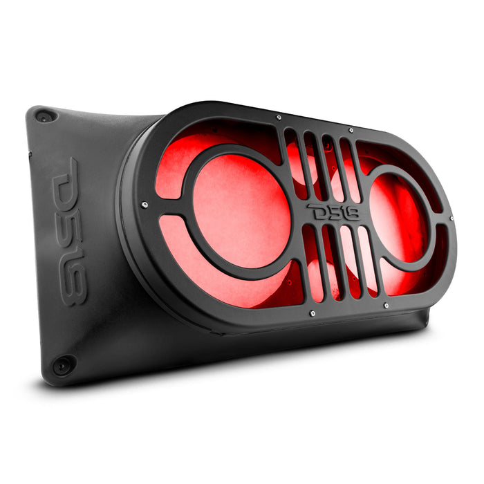 DS18 Jeep TJ,JK/JKU,JL/JLU Tailgate Loudspeaker Enclosure for 2 X 10" and 2 x 3" Tweeters SKU: JMID