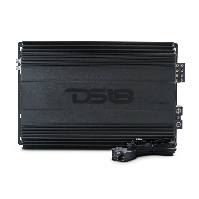 DS18 HOOLIGAN KO Full Range Class D 4-Channel Amplifier 4 x 300 Watts Rms @ 4-Ohm Made In Korea SKU: H-KO340