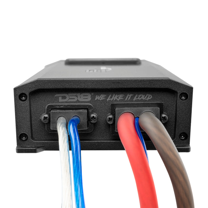DS18 NXL 1-Channel Full-Range Class D IP67 Marine and Powersports Amplifier 1 x 1500 Watts Rms @ 1-Ohm SKU: NXL-X1500.1FR