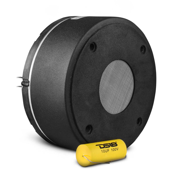 DS18 2" Mid-Range Compression Driver 8-Ohm with 3.5" Polyester VC and Neodymium Magnet SKU: PRO-DRNMS