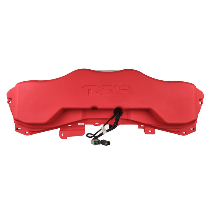 DS18 Jeep JL/JLU/JT 2024 Overhead Sound Bar Fits 4 X 8" Speakers Harness Included OEM Fit SKU: JL24-SBAR/RD