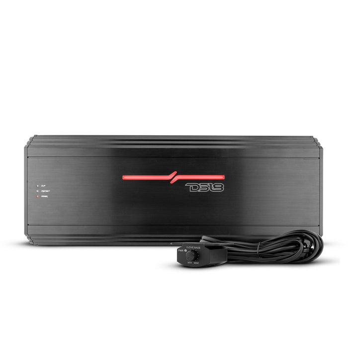 DS18 ZR 1-Channel Class D Amplifier 2000 Watts Rms @ 1-Ohm SKU: ZR2000.1D