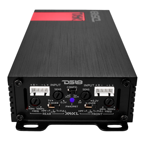 DS18 X 4-Channel Ultra Compact Class D Amplifier 4 x 120 Watts Rms @ 4-ohm SKU: X4XL
