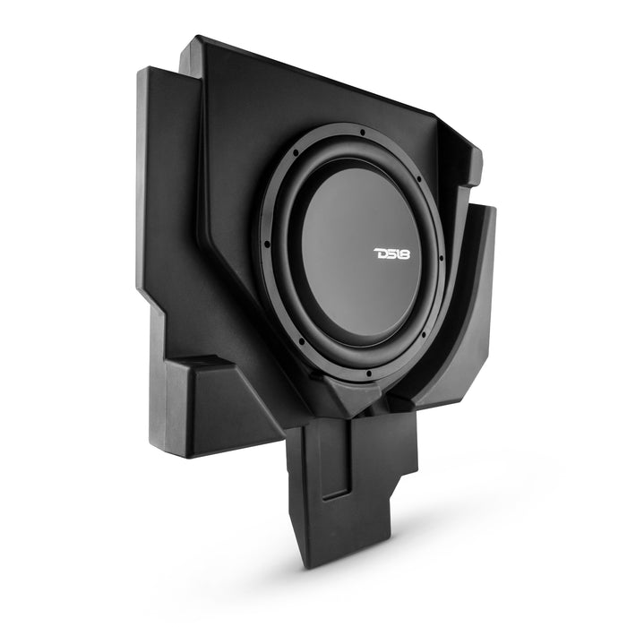 DS18 Can-Am Maverick X3 12" Under Seat Subwoofer Enclosure Passenger Side - PSW12.4D Shallow Water Resistant Subwoofer Included SKU: CA-X3BASS/P