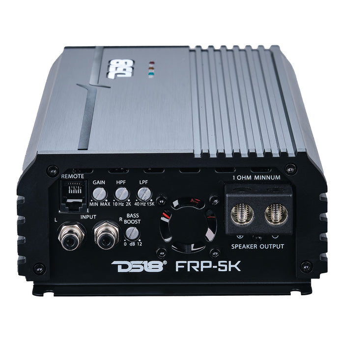 DS18 FRP Compact Full-Range Class D 1-Channel Amplifier 5,000 Watts Rms @ 1-Ohm Titanium SKU: FRP-5K/TI
