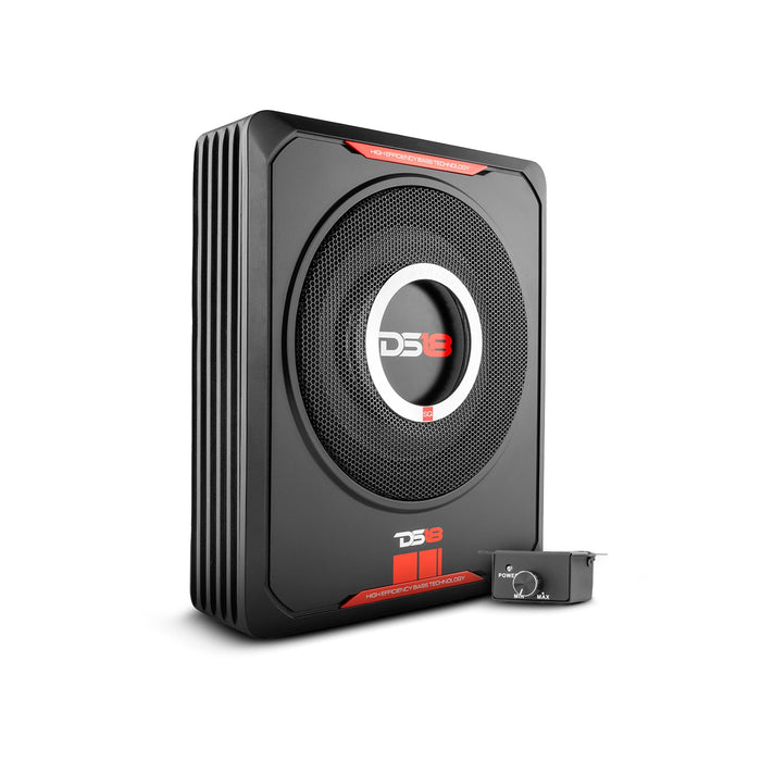 DS18 8" Amplified UnderSeat Subwoofer 300 Watts Rms SKU: SQBASS8