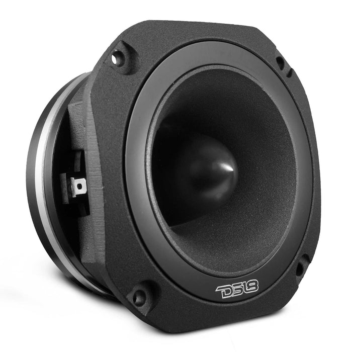 DS18 4" Super Bullet Tweeter with 1.5" Titanium Voice Coil Neodymium Magnet 220 Watts 8-Ohm SKU: PRO-TW750CN-8/BK