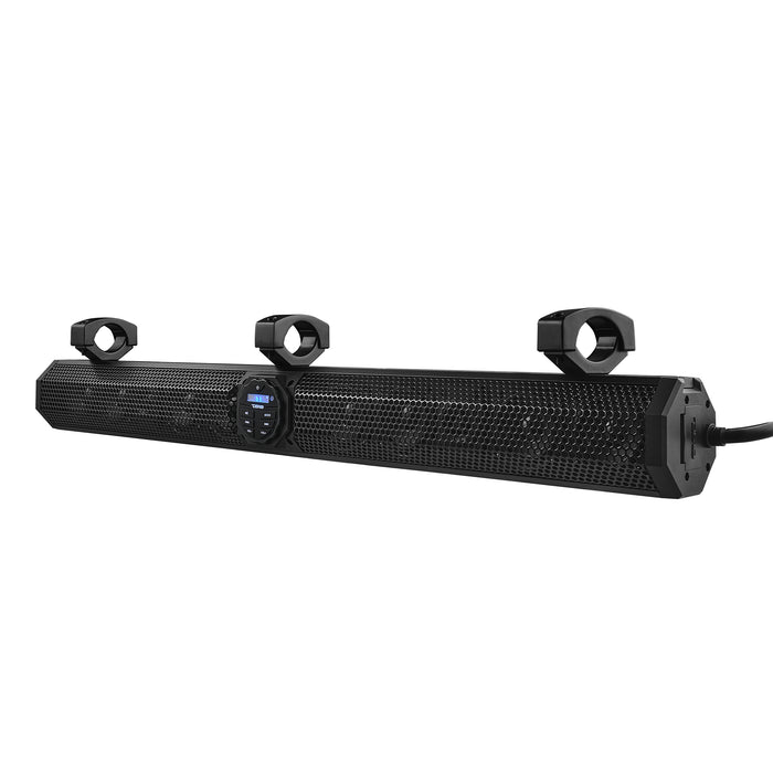 DS18 37" Marine Sound Bar Speaker System, 10 Speakers 1200 Watts, Bluetooth® v5.0, Rotating Control Panel SKU: SB37BTX
