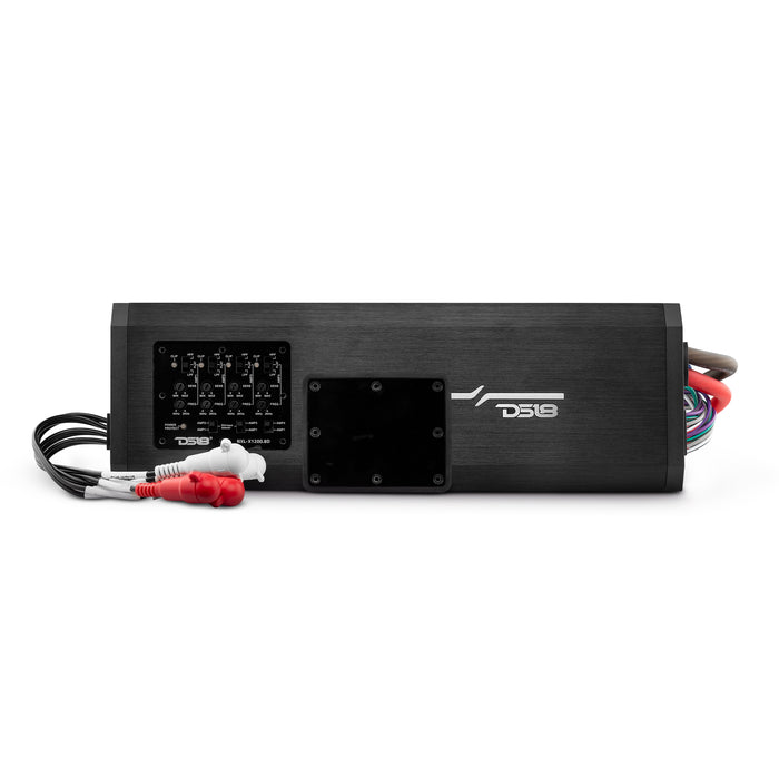 DS18 NXL 8-Channel Full-Range Class D IP67 Marine and Powersports Amplifier 8 x 150 Watts RMS @ 4-Ohm SKU: NXL-X1200.8D