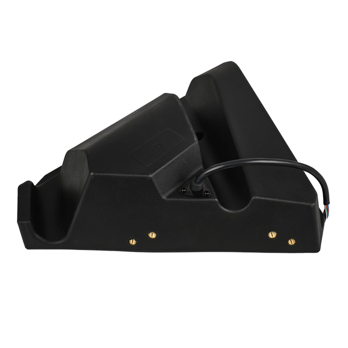 DS18 Polaris Slingshot Front Kick Empty Panel Pods With Digital LED Lights fits 2 x 6.5" Speakers and 2 x 3.8" Bullet Tweeters | 2015 - Current SKU: SLG-FKP6V2