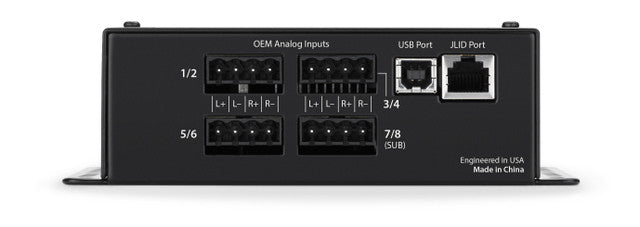 JL Audio® FiX™ OEM Integration DSP Processor with 8-input and 2-output Channels - View 2