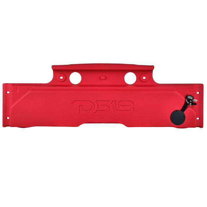 DS18 Jeep JK/JKU Overhead Sound Bar System Fits 4 X 8" Speakers (Not included) 4 X Tweeters PRO-TW4L and 2 X Drivers PRO-DRNSC1.5 and Harness Included- Red SKU: JK-SBAR/RD.HT