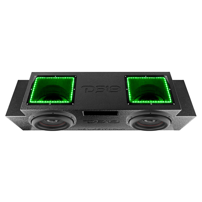 DS18 Jeep JKU/JLU Down Firing Subwoofer Enclosure 2 x 12" SKU: JSUB.2