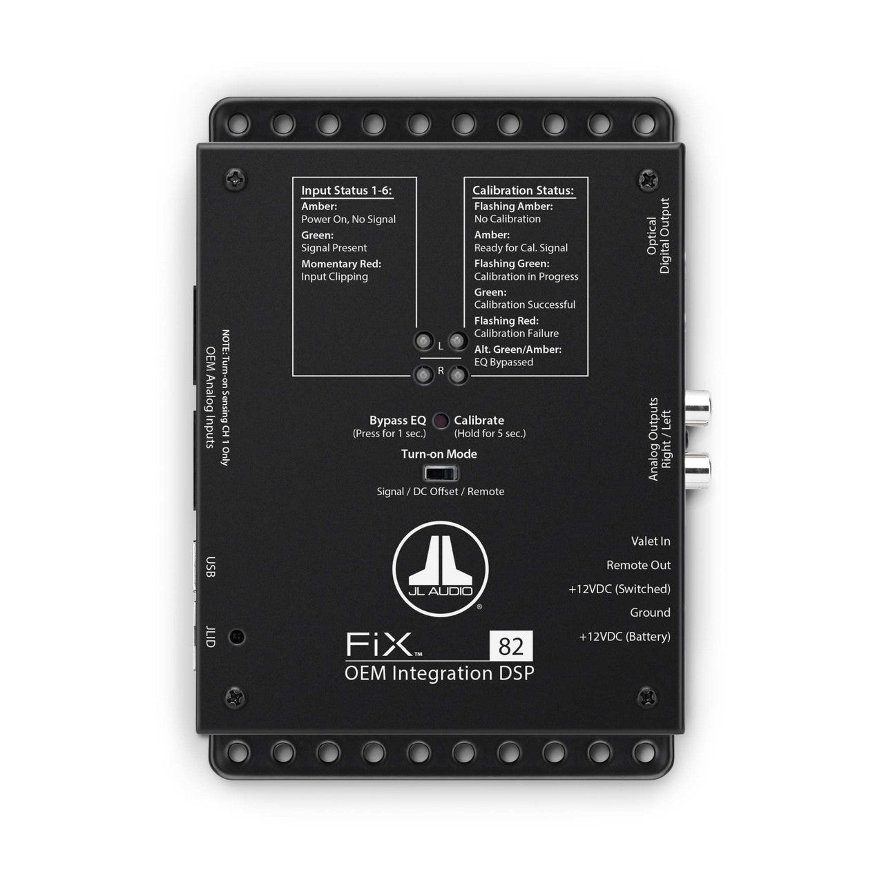 JL Audio® FiX™ OEM Integration DSP Processor with 8-input and 2-output Channels - View 1