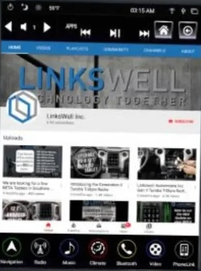 Linkswell Gen 5 T-Style Radio for Cadillac Escalade (2007-2014) TS-GMCD09-7RR-5S - View 4