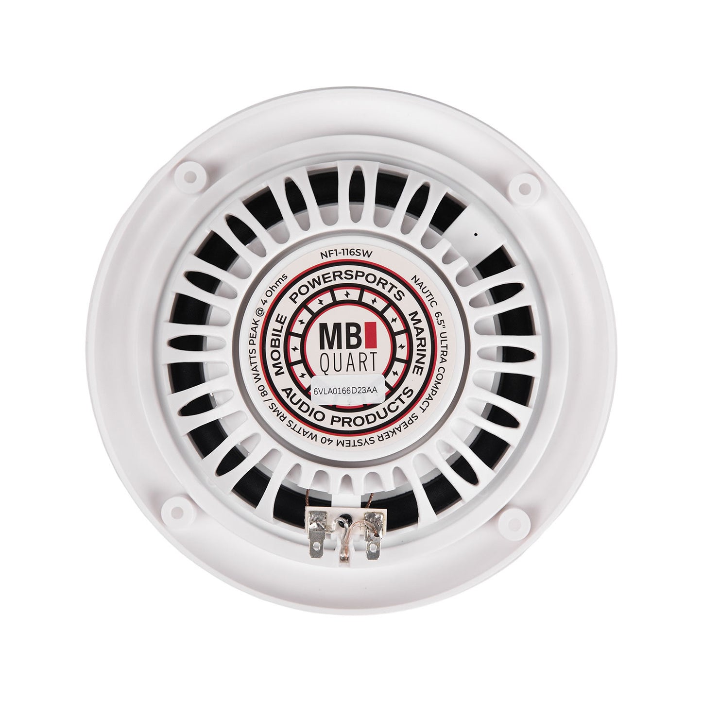 MB Quart NF1-116SW - 6.5 2-Way Coaxial Nautic Formula Slim Fit