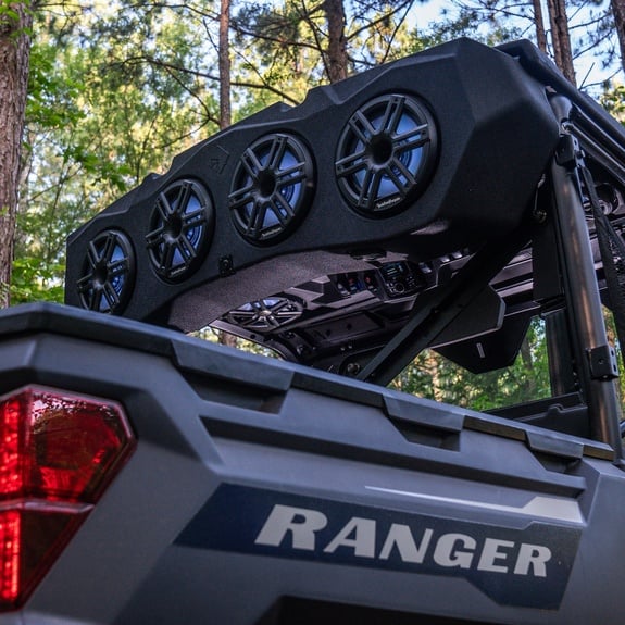 Rockford Fosgate Rear Audio Cap for Select 2018+ Polaris Ranger Models - RNGR18- - View 2