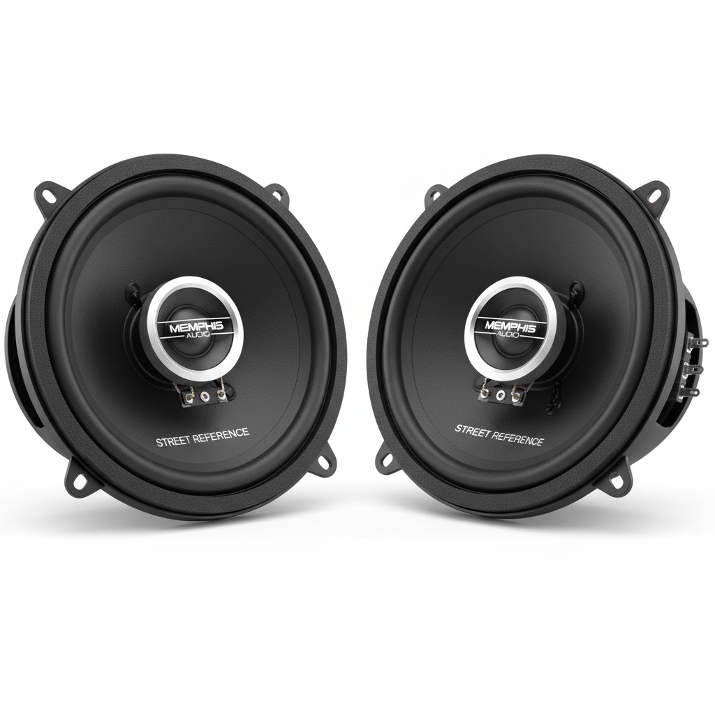 Memphis SRX52V Street Reference Series 5.25" 2-Way Coaxial Speakers - Pair