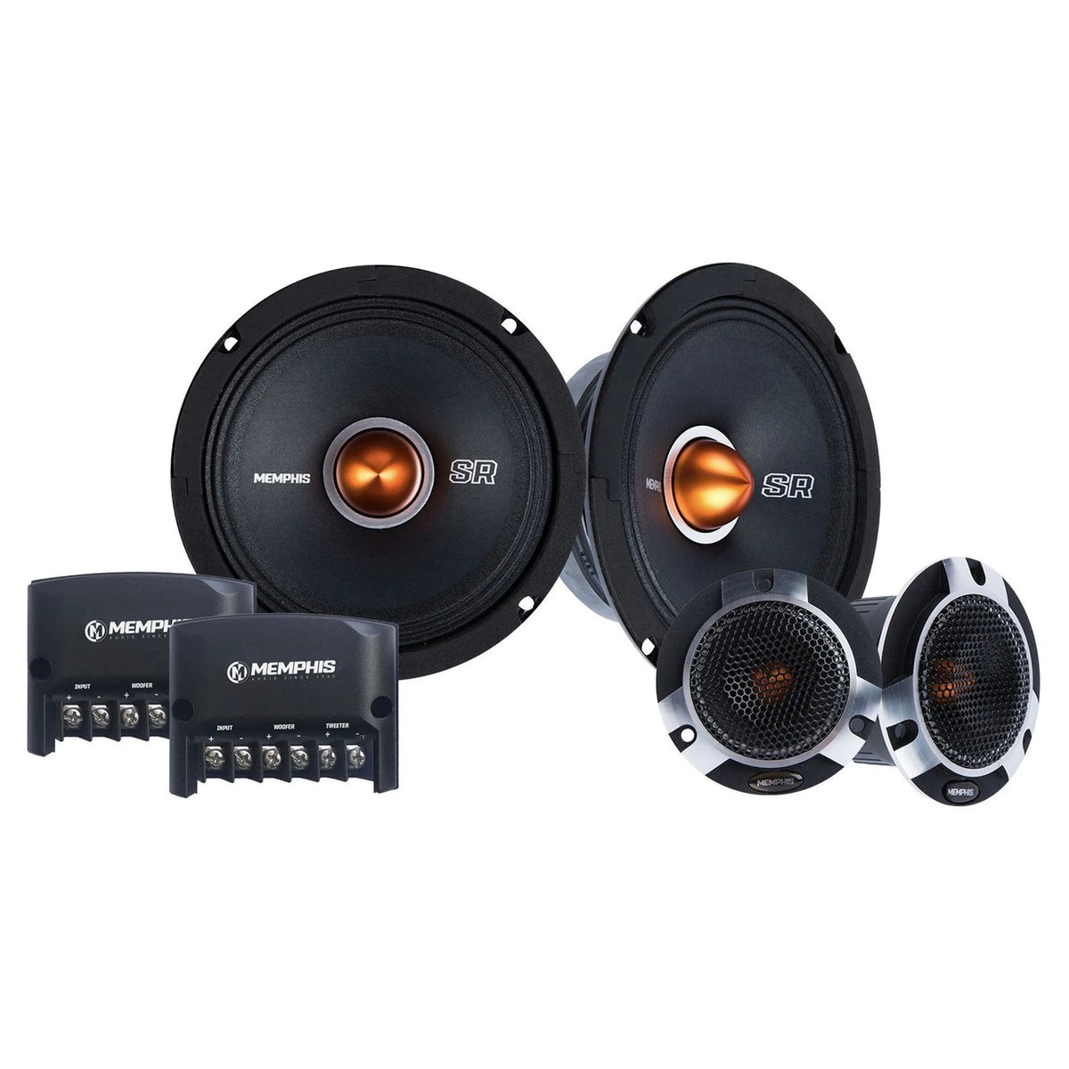 Memphis SRXP62CV2 Street Reference Pro Series 6.5" 125W RMS (250W Peak Power Handle)