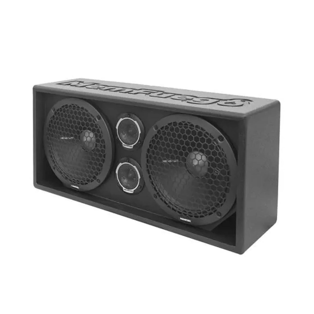 Memphis SRXPE10D4T SRX PRO DUAL 10" W/TWEETER FULL RANGE TRUCK ENCLOSURE W/LED