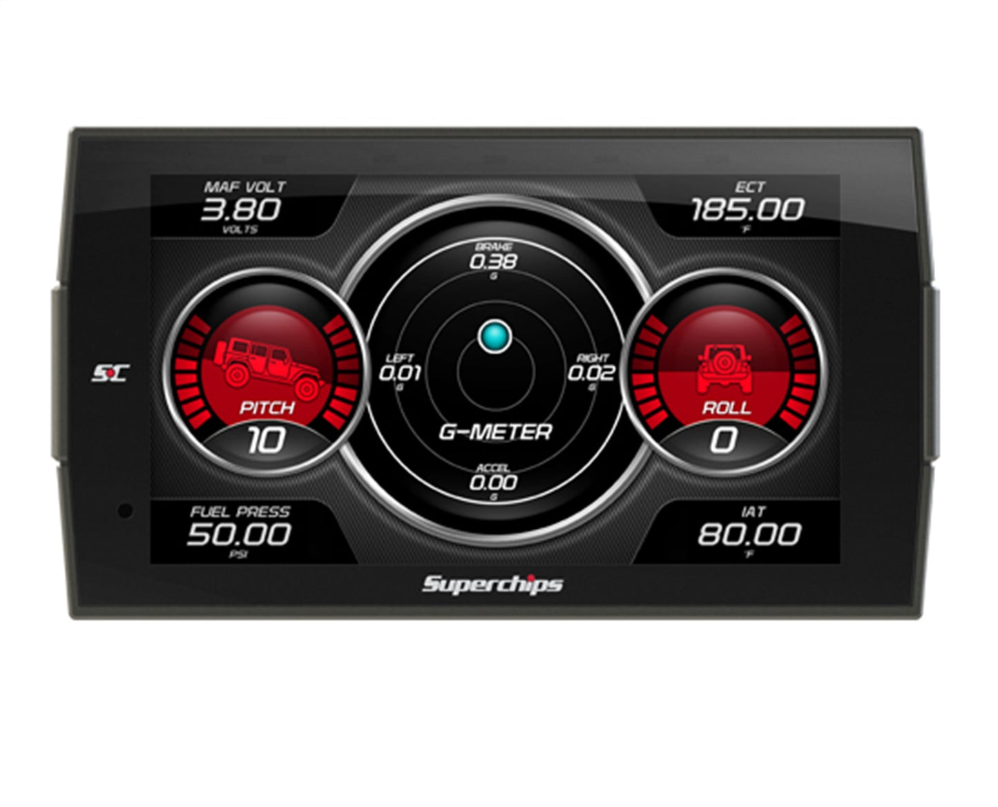 Superchips - 42051-JT-3 - Performance Tuner/Programmer -  42051-JT-3 TrailDash 3 Programmer Fits 20-22 Gladiator