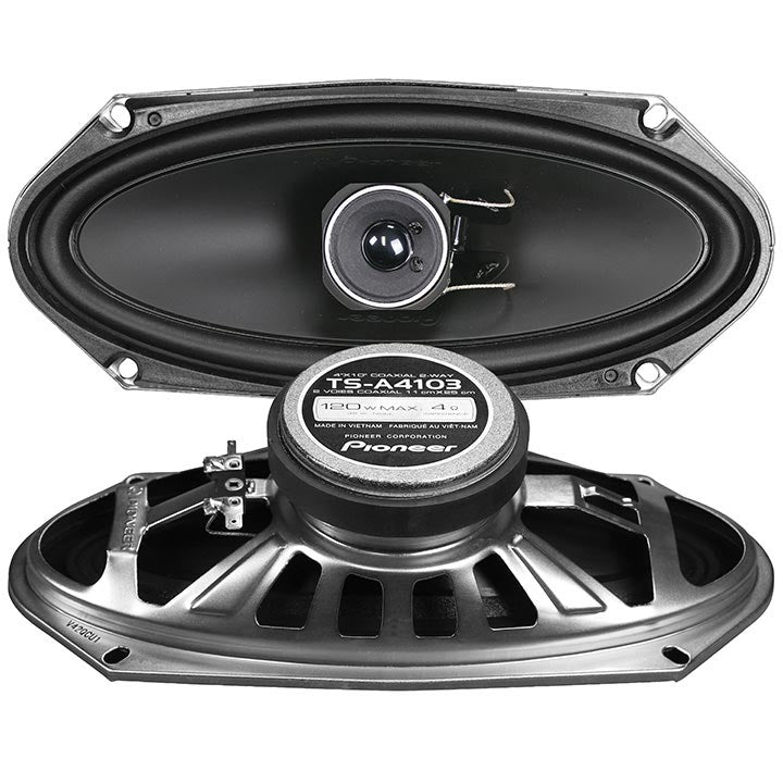 Pioneer TSA4103 4x10-Inch Coaxial Speakers – 120W Max Power