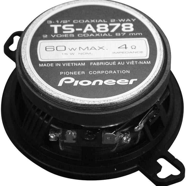 Pioneer TSA878 3.5-Inch 2-Way Car Speaker with 60W Max Power