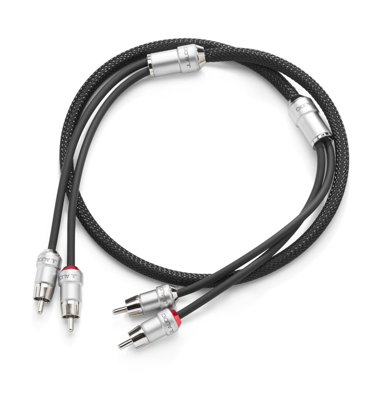 JL Audio® Premium Audio Interconnect 2-channel, 3' (XE-BLKAIC2-3) - View 1