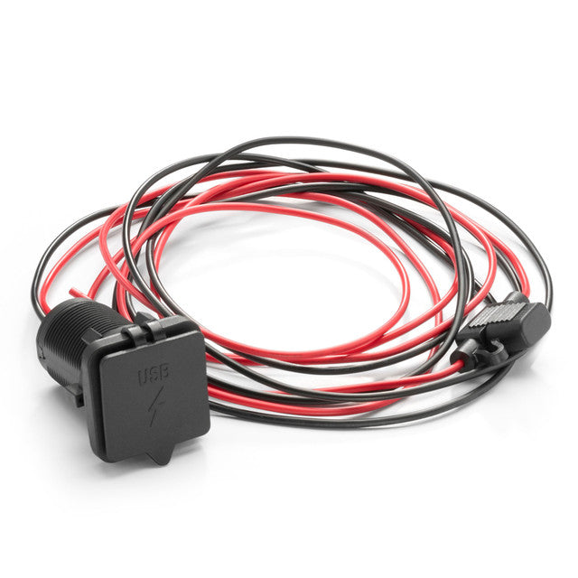 JL Audio® Charging Jack for Panel-Mounting, 6' (1.8 m) (XMD-USBCA/CHG2X-PNL) - View 1