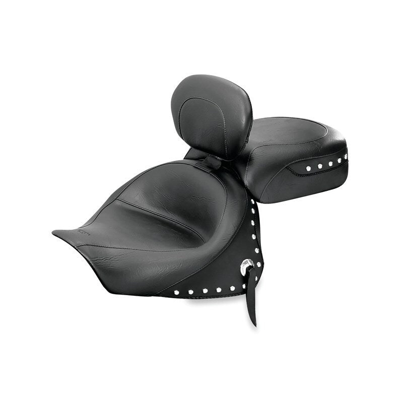 Mustang Motorcycle Studded Seat W/Dbr Vul1600Clsc