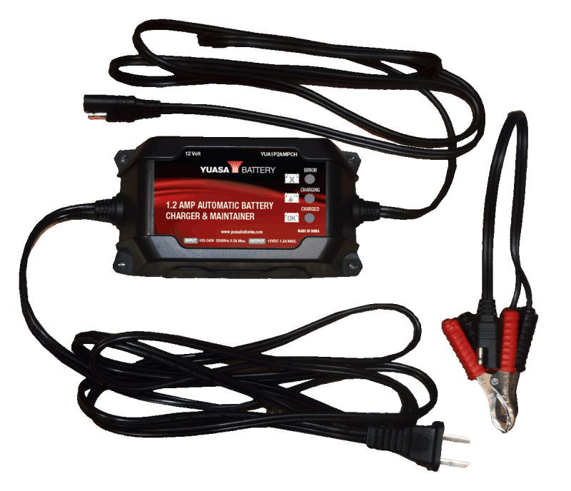 Yuasa Batt Charger 12V 1.2 Amp Yuasa