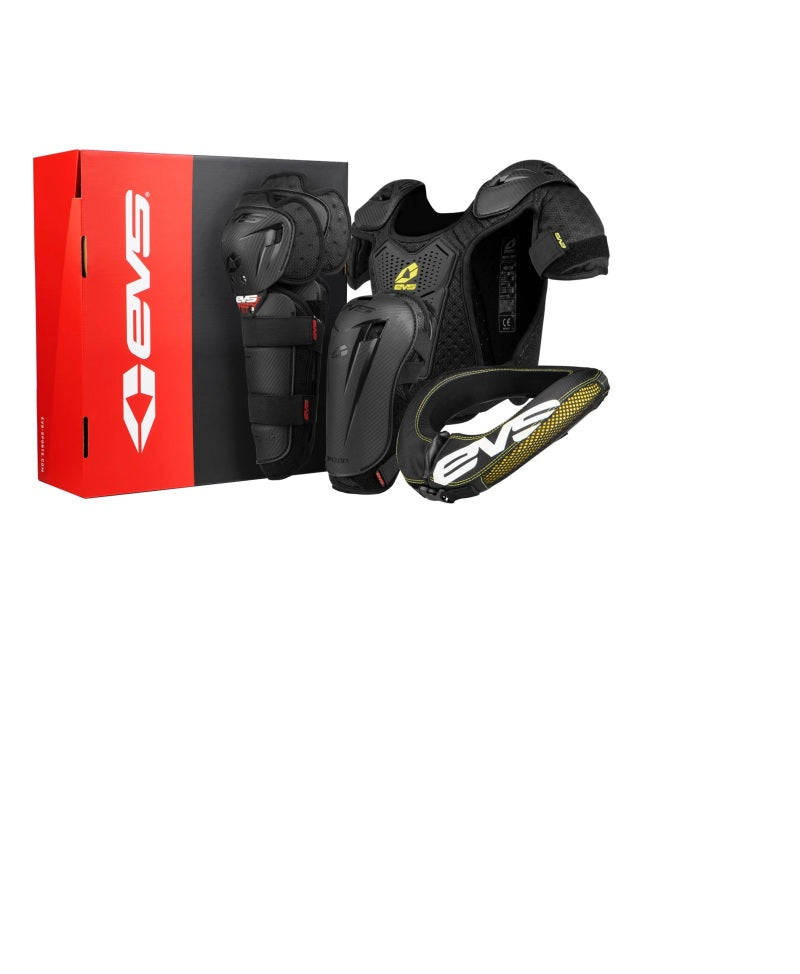 EVS Slam Combo(Option Knee/Option Elbow/R2 Collar/Bantam Deflector) Black - Youth