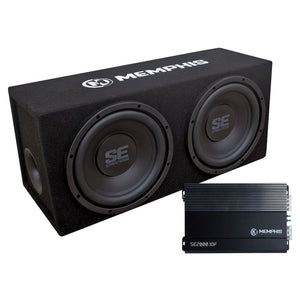 Loaded subwoofer enclosure for a vehicle audio project