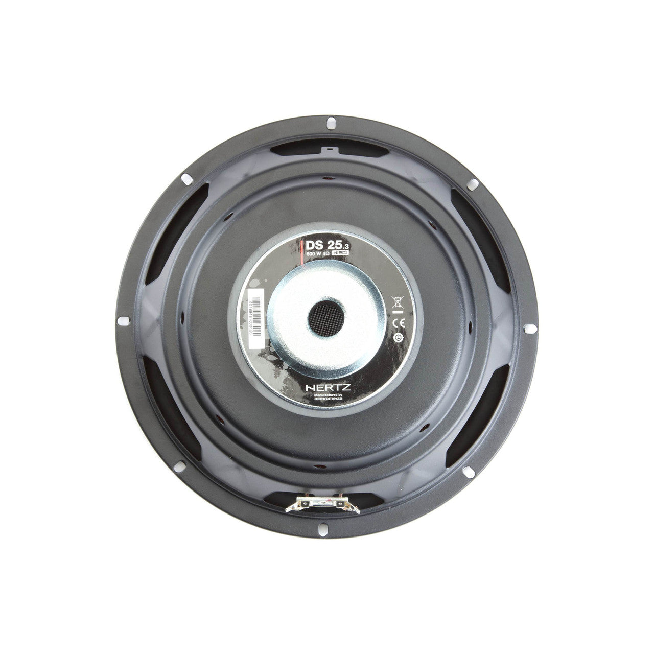 Hertz DS 25.3 10" (250mm) 250 Watt RMS 4-Ohm SVC Subwoofer