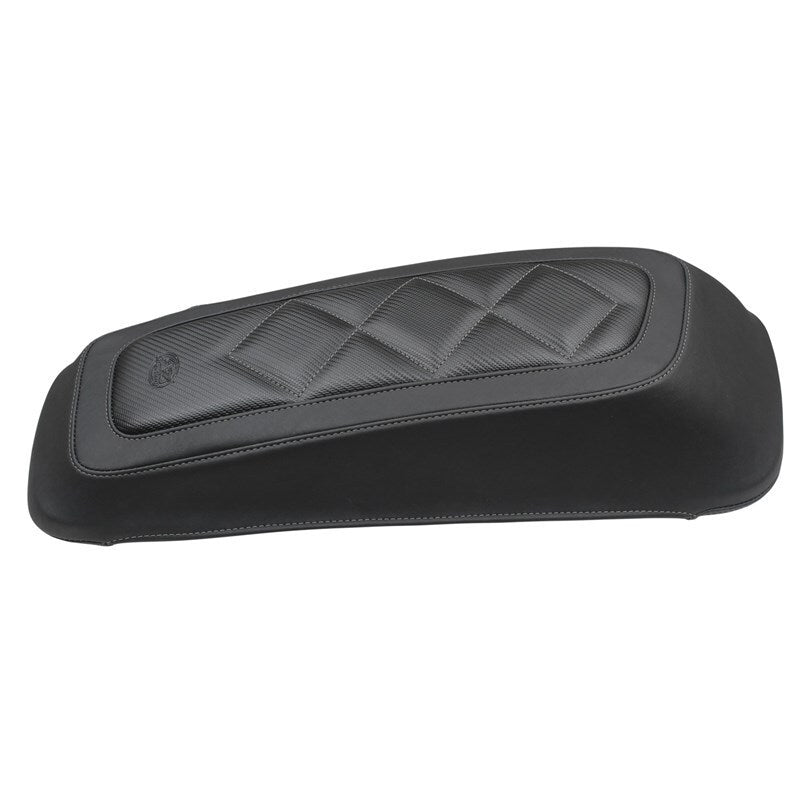Mustang Motorcycle Sddlbg Lid Cvr Carbon Diamond
